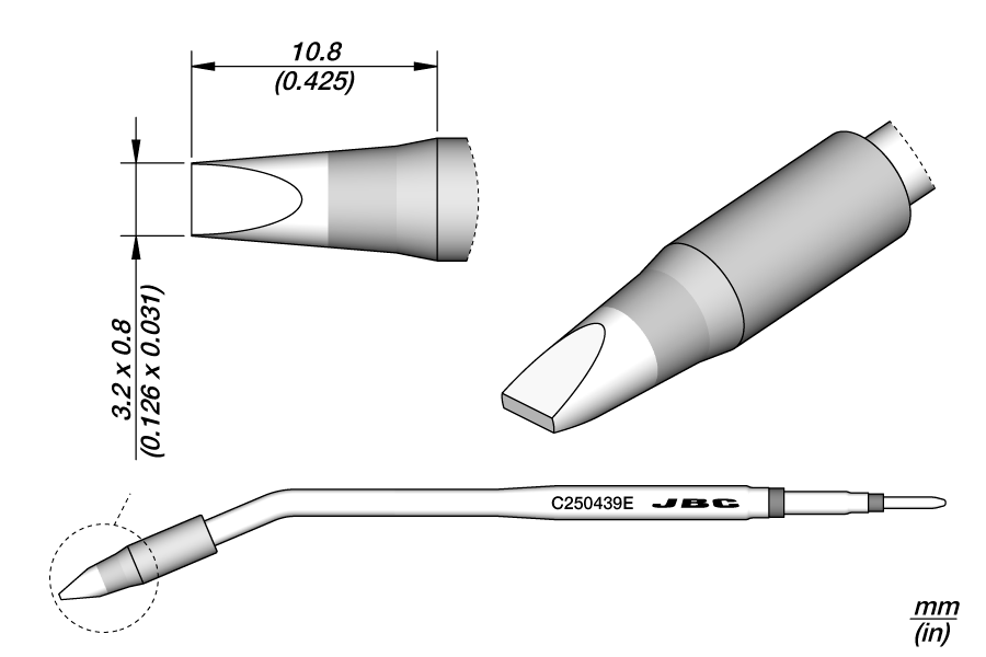 C250439E Chisel Cartridge